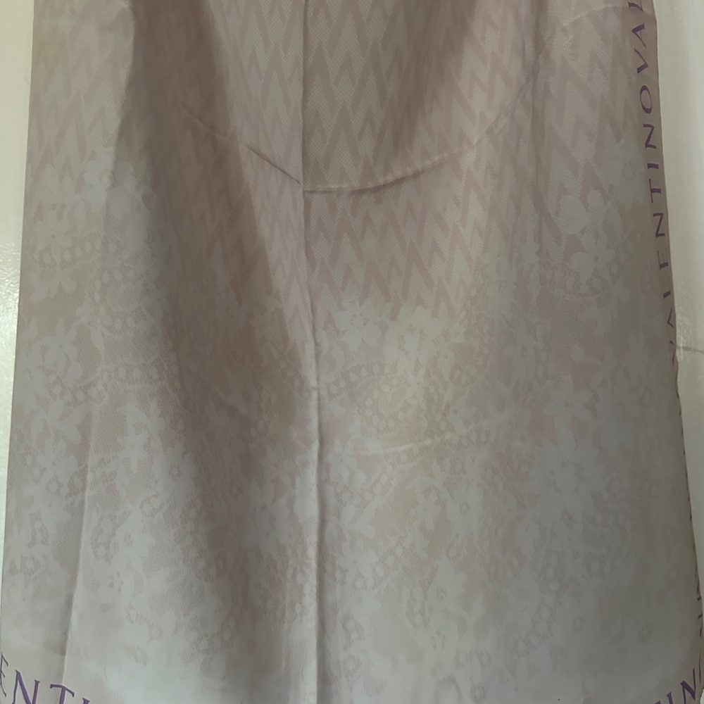 Valentino Women's Monogram Large Silk Scarf Wrap - Picture 5 of 7